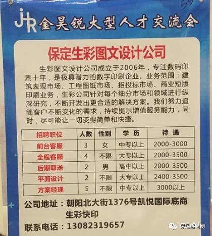 保定招工最新消息普工-保定招聘普工资讯速递