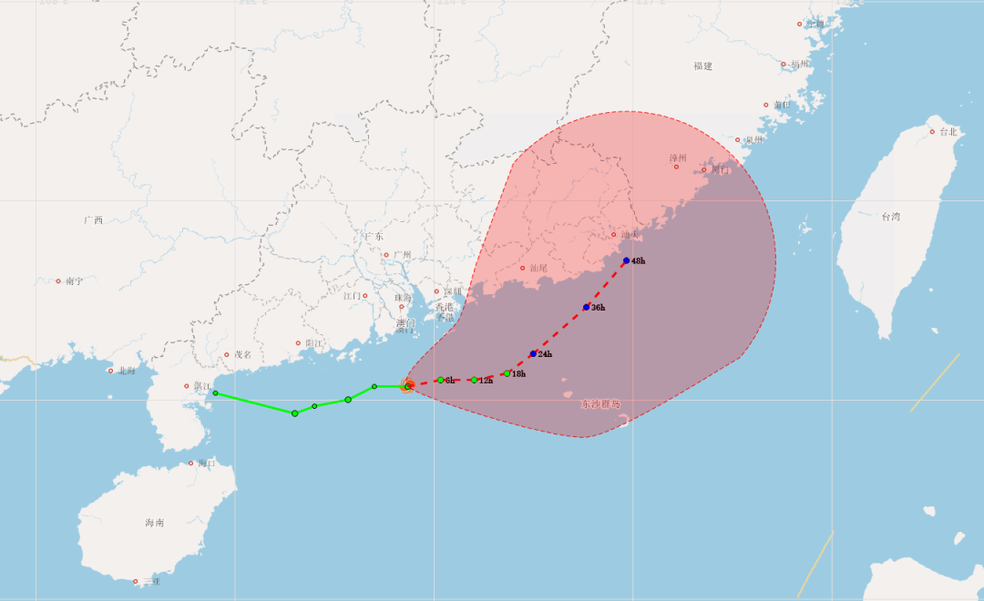 江门喜迎台风最新动态，路径清晰指引安全航向